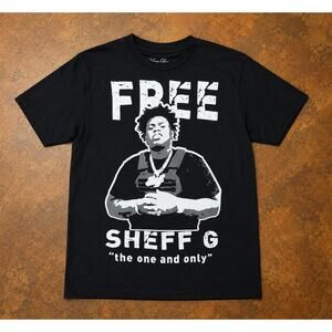 Sheff G Free The One And Only Graphic T Shirt Black Men’s Size Small NWOT